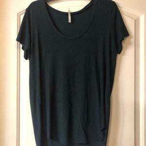 Teal Buckle soft tee